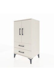 Hyperion Komodin 2 Raflı 2 Çekmeceli 2 Kapaklı 60x44x106 - S48M007V1B