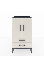 Hyperion Komodin 2 Raflı 2 Çekmeceli 2 Kapaklı 60x44x106 - S48M007V4B
