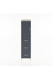 Hyperion Dolap 2 Raflı 3 Çekmeceli Tek Kapaklı 44x44x182 - S55M024V2B
