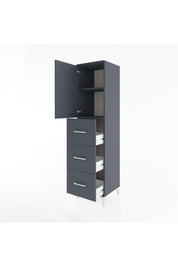 Hyperion Dolap 2 Raflı 3 Çekmeceli Tek Kapaklı 44x44x182 - S55M024V5B