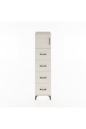 Hyperion Dolap Tek Raflı 4 Çekmeceli Tek Kapaklı 44x44x182 - S55M025V1B