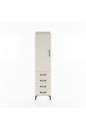 Hyperion Dolap Tek Raflı 4 Çekmeceli Tek Askılı 44x44x182 - S55M027V1B