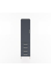 Hyperion Dolap Tek Raflı 4 Çekmeceli Tek Askılı 44x44x182 - S55M027V5B