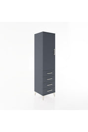Hyperion Dolap Tek Raflı 4 Çekmeceli Tek Askılı 44x44x182 - S55M027V5B