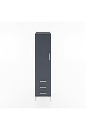 Hyperion Dolap Tek Raflı 3 Çekmeceli Tek Askılı 44x44x182 - S55M028V5B
