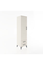 Hyperion Dolap Tek Raflı 2 Çekmeceli Tek Askılı 44x44x182 - S55M029V1B