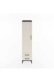 Hyperion Dolap Tek Raflı 2 Çekmeceli Tek Askılı 44x44x182 - S55M029V4B
