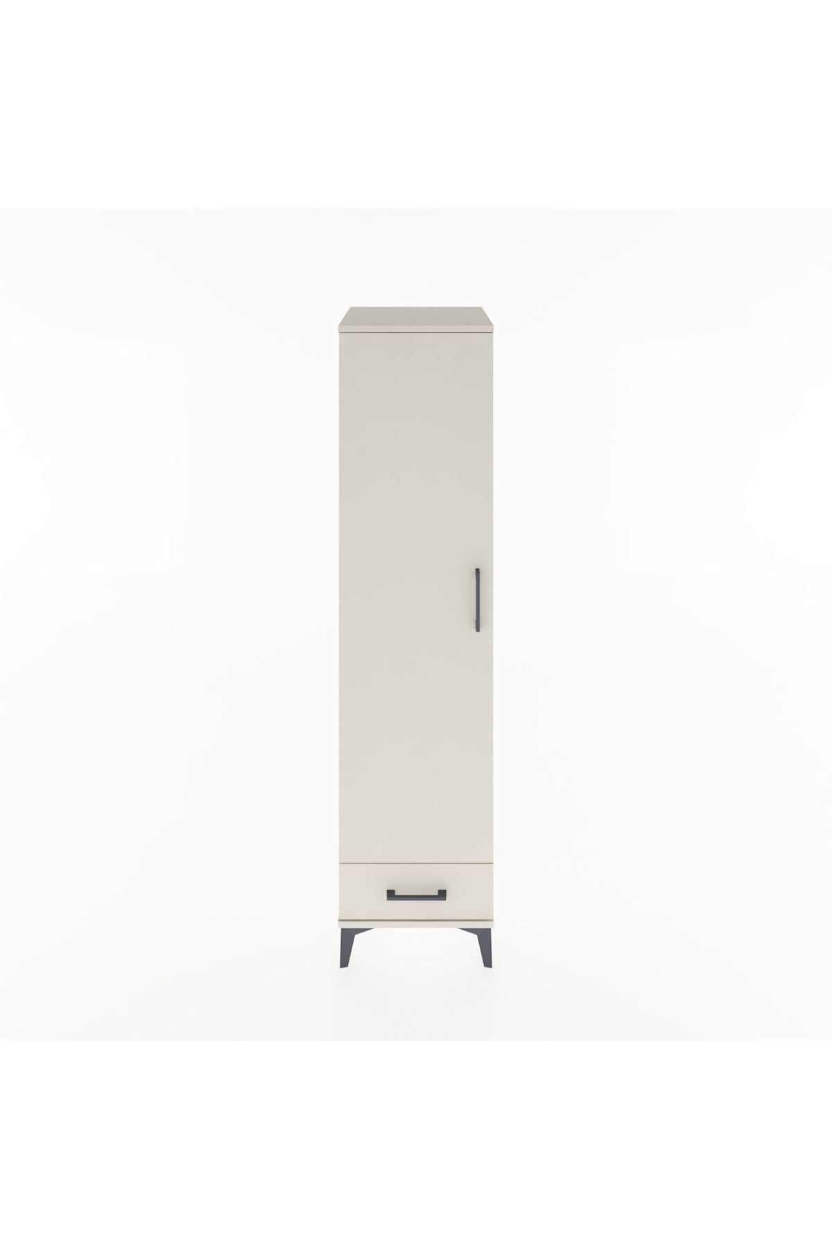 Hyperion Dolap 2 Raflı Tek Çekmeceli Tek Askılı 44x44x182 - S55M030V1B