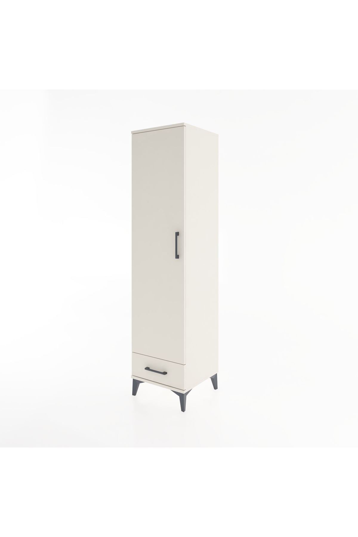 Hyperion Dolap 2 Raflı Tek Çekmeceli Tek Askılı 44x44x182 - S55M030V1B