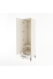 Hyperion Dolap 2 Raflı Tek Çekmeceli Tek Askılı 44x44x182 - S55M030V1B
