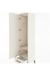 Hyperion Dolap 2 Raflı Tek Çekmeceli Tek Askılı 44x44x182 - S55M030V1B