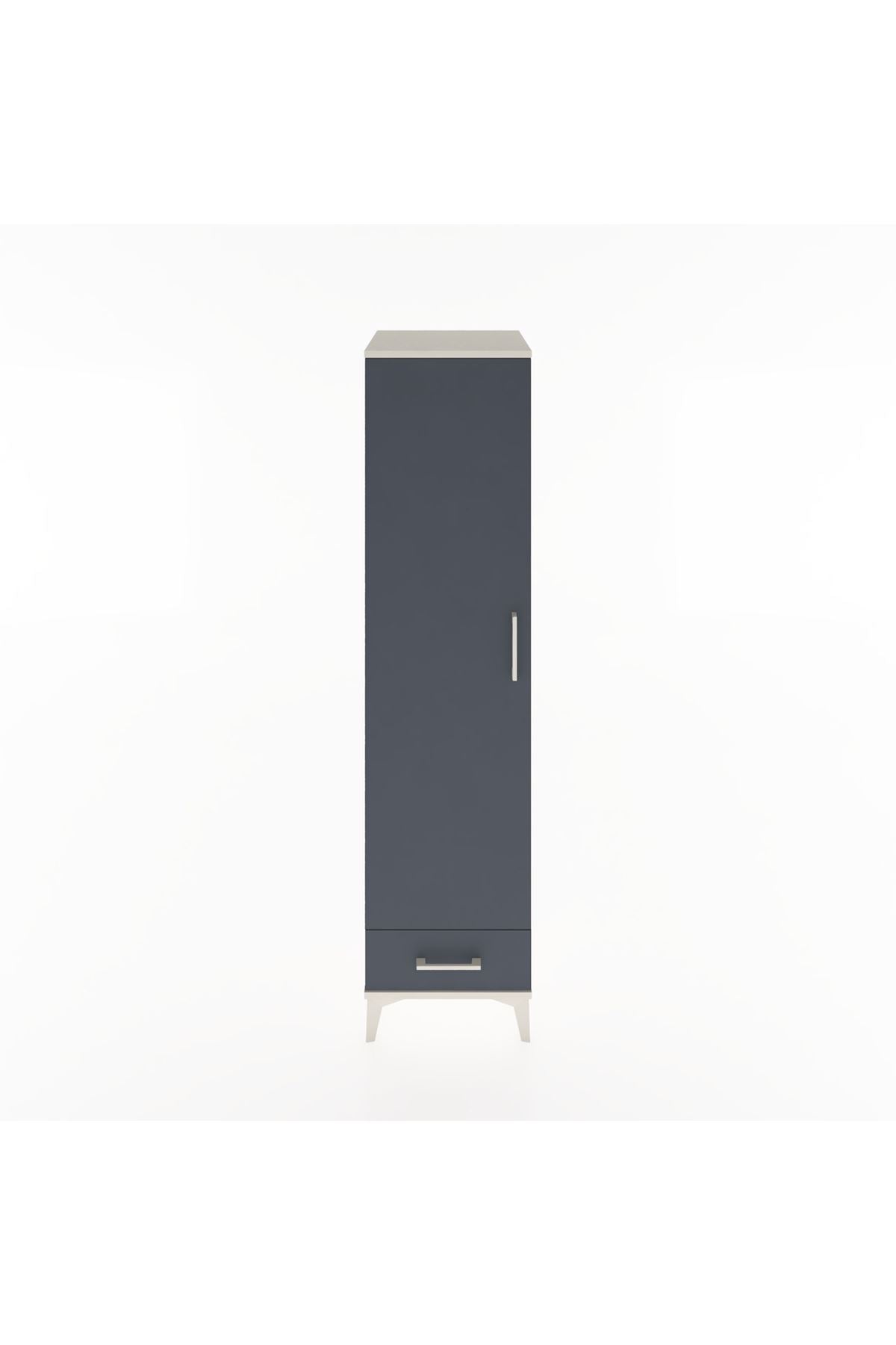 Hyperion Dolap 2 Raflı Tek Çekmeceli Tek Askılı 44x44x182 - S55M030V2B