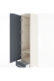 Hyperion Dolap 2 Raflı Tek Çekmeceli Tek Askılı 44x44x182 - S55M030V2B