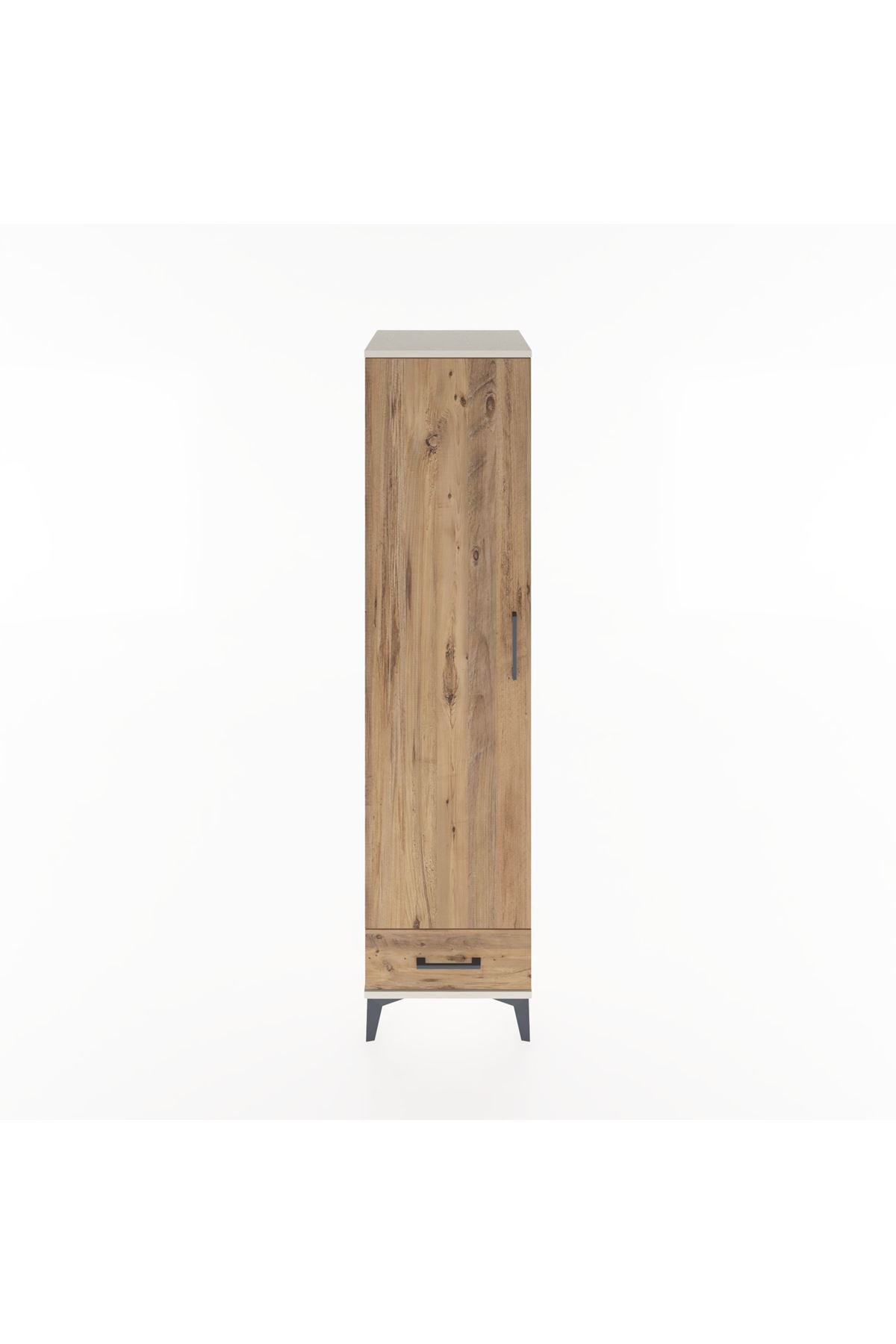 Hyperion Dolap 2 Raflı Tek Çekmeceli Tek Askılı 44x44x182 - S55M030V3B