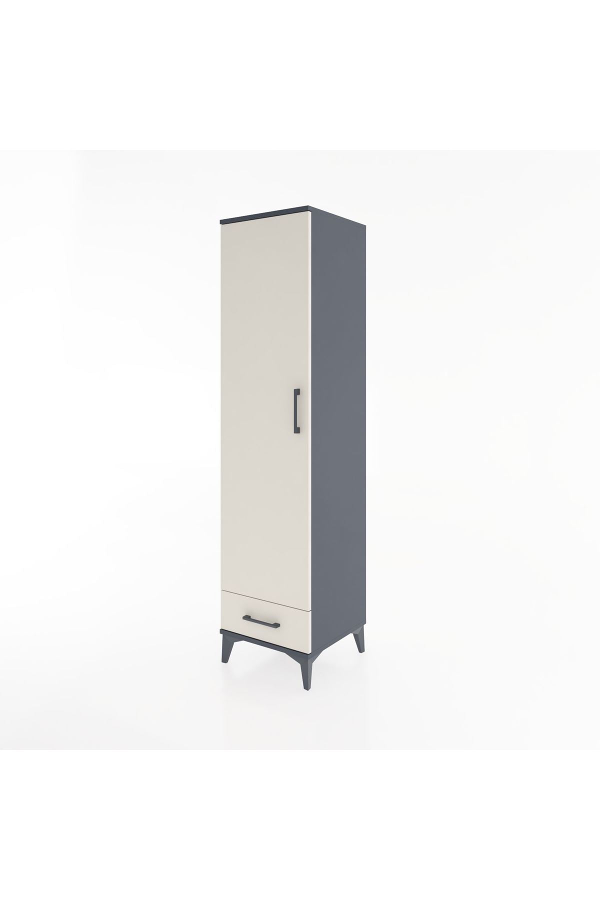 Hyperion Dolap 2 Raflı Tek Çekmeceli Tek Askılı 44x44x182 - S55M030V4B