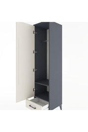 Hyperion Dolap 2 Raflı Tek Çekmeceli Tek Askılı 44x44x182 - S55M030V4B