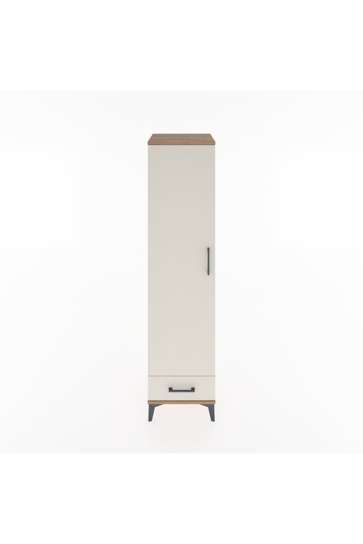 Hyperion Dolap 2 Raflı Tek Çekmeceli Tek Askılı 44x44x182 - S55M030V7B
