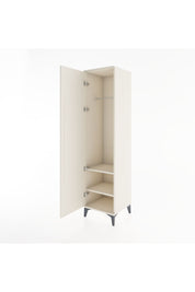 Hyperion Dolap 2 Raflı Tek Kapaklı Tek Askılı 44x44x182 - S55M031V1B