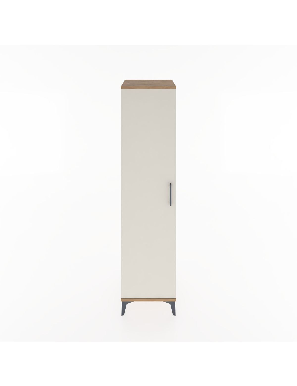Hyperion Dolap 2 Raflı Tek Kapaklı Tek Askılı 44x44x182 - S55M031V7B
