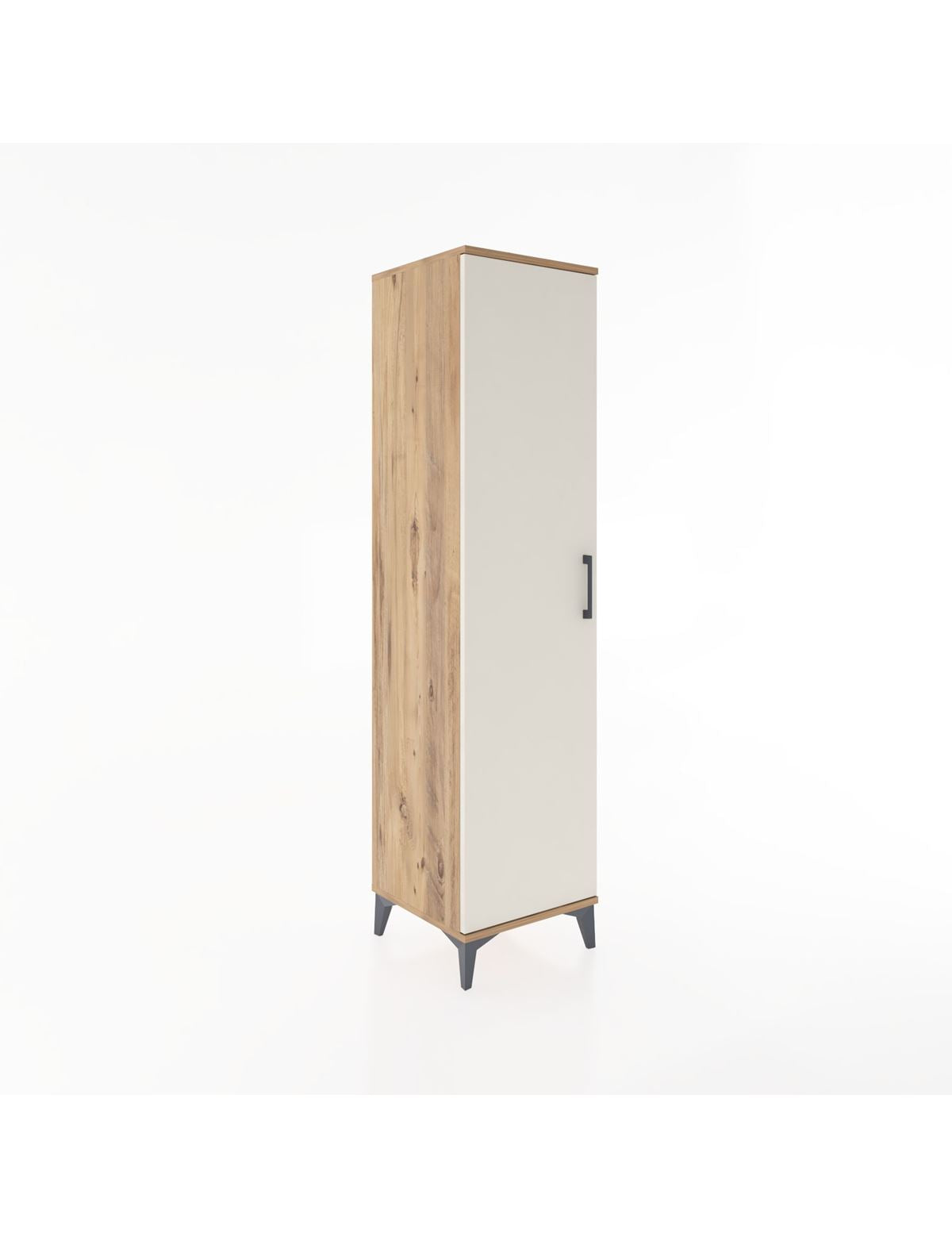 Hyperion Dolap 2 Raflı Tek Kapaklı Tek Askılı 44x44x182 - S55M031V7B