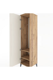 Hyperion Dolap 2 Raflı Tek Kapaklı Tek Askılı 44x44x182 - S55M031V7B
