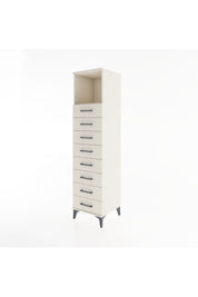 Hyperion Dolap Tek Raflı 8 Çekmeceli 44x44x182 - S55M032V1B