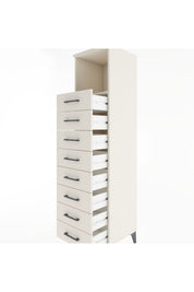 Hyperion Dolap Tek Raflı 8 Çekmeceli 44x44x182 - S55M032V1B