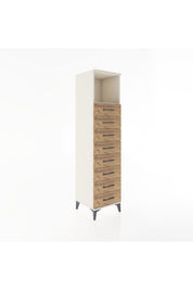 Hyperion Dolap Tek Raflı 8 Çekmeceli 44x44x182 - S55M032V3B