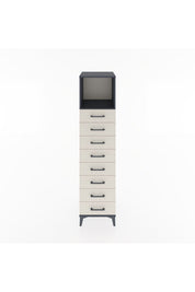 Hyperion Dolap Tek Raflı 8 Çekmeceli 44x44x182 - S55M032V4B