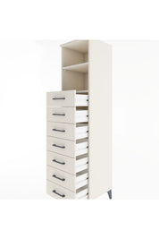 Hyperion Dolap 2 Raflı 7 Çekmeceli 44x44x182 - S55M033V1B
