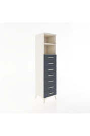 Hyperion Dolap 2 Raflı 7 Çekmeceli 44x44x182 - S55M033V2B