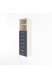 Hyperion Dolap 2 Raflı 7 Çekmeceli 44x44x182 - S55M033V2B