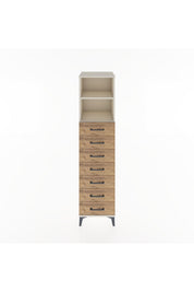 Hyperion Dolap 2 Raflı 7 Çekmeceli 44x44x182 - S55M033V3B