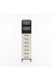 Hyperion Dolap 2 Raflı 7 Çekmeceli 44x44x182 - S55M033V4B