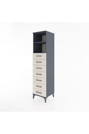Hyperion Dolap 2 Raflı 7 Çekmeceli 44x44x182 - S55M033V4B