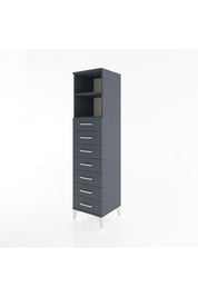Hyperion Dolap 2 Raflı 7 Çekmeceli 44x44x182 - S55M033V5B