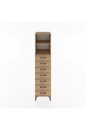 Hyperion Dolap 2 Raflı 7 Çekmeceli 44x44x182 - S55M033V9B