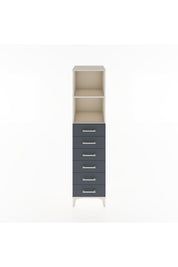 Hyperion Dolap 2 Raflı 6 Çekmeceli 44x44x182 - S55M034V2B