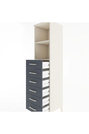 Hyperion Dolap 2 Raflı 6 Çekmeceli 44x44x182 - S55M034V2B
