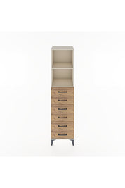 Hyperion Dolap 2 Raflı 6 Çekmeceli 44x44x182 - S55M034V3B