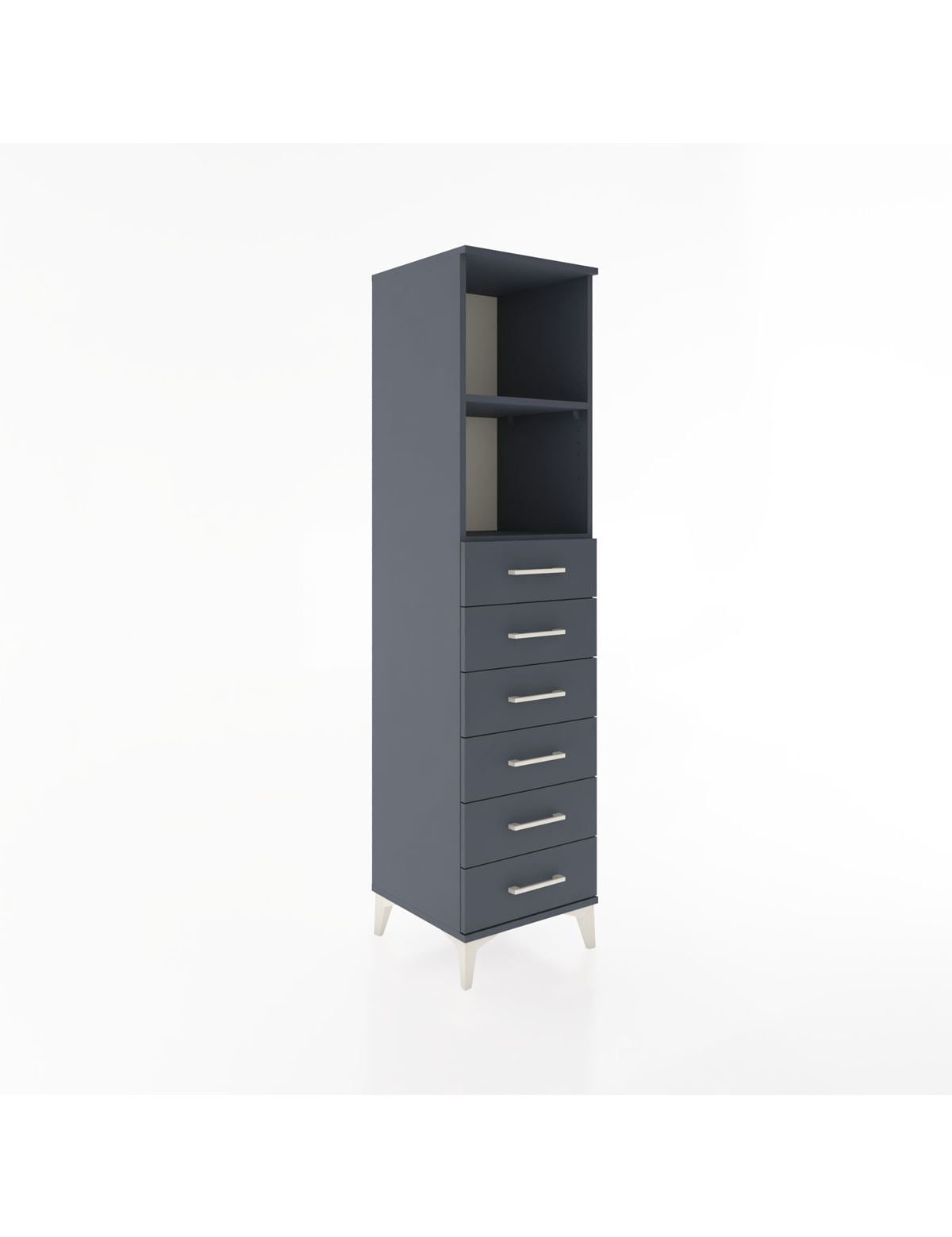 Hyperion Dolap 2 Raflı 6 Çekmeceli 44x44x182 - S55M034V5B