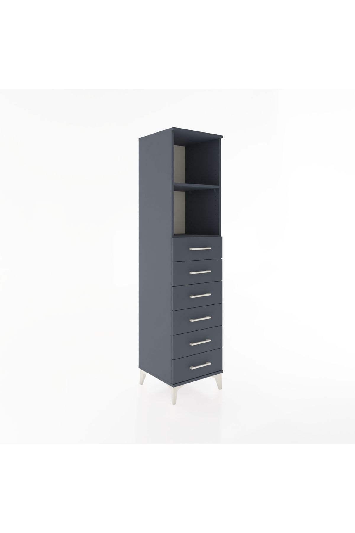 Hyperion Dolap 2 Raflı 6 Çekmeceli 44x44x182 - S55M034V5B