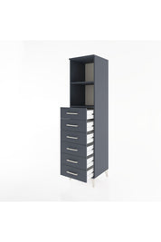 Hyperion Dolap 2 Raflı 6 Çekmeceli 44x44x182 - S55M034V5B