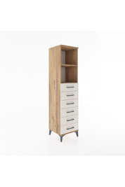 Hyperion Dolap 2 Raflı 6 Çekmeceli 44x44x182 - S55M034V7B