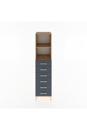 Hyperion Dolap 2 Raflı 6 Çekmeceli 44x44x182 - S55M034V8B