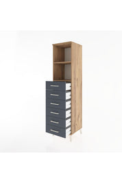 Hyperion Dolap 2 Raflı 6 Çekmeceli 44x44x182 - S55M034V8B