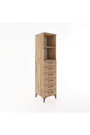 Hyperion Dolap 2 Raflı 6 Çekmeceli 44x44x182 - S55M034V9B