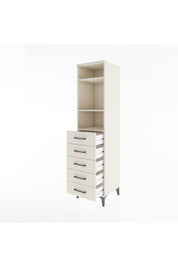 Hyperion Dolap 3 Raflı 5 Çekmeceli 44x44x182 - S55M035V1B