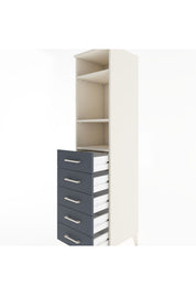 Hyperion Dolap 3 Raflı 5 Çekmeceli 44x44x182 - S55M035V2B