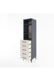 Hyperion Dolap 3 Raflı 5 Çekmeceli 44x44x182 - S55M035V4B